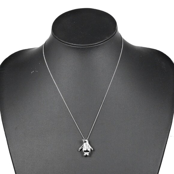 TIFFANY&Co. Penguin Necklace Silver925 5g Women - Picture 1 of 12